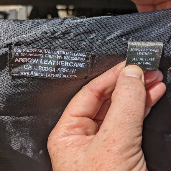 Remy Designer Leather Jacket, size 42 - Picture 6 of 6